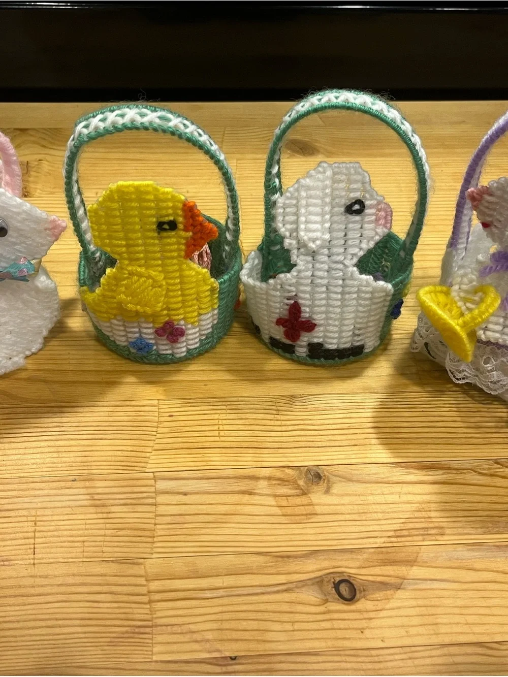 Crocheted Easter Baskets